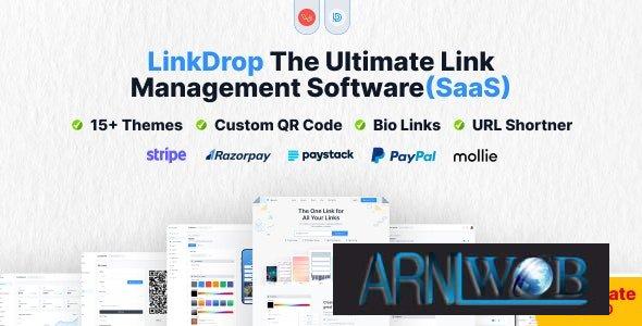 Linkdrop v3.5.1 - SaaS Link Management Tool