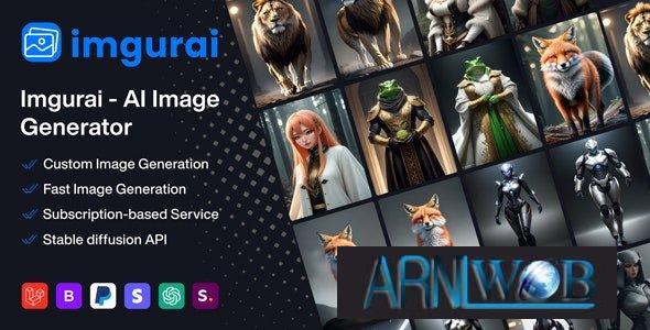 Imgurai v1.5.0 - AI Image Generator (SAAS)