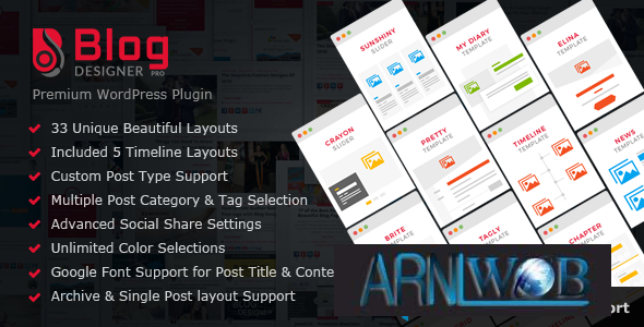 Blog Designer PRO for WordPress v3.4.6