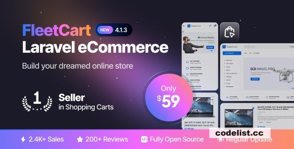 FleetCart version 452 A Laravel based Ecommerce Content Management System