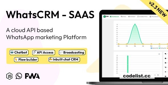 Introducing WhatsCRM version 23 Powerful Chatbot Flow Builder API Access