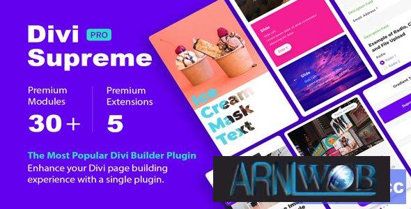 Latest Version of Divi Supreme Pro v499719