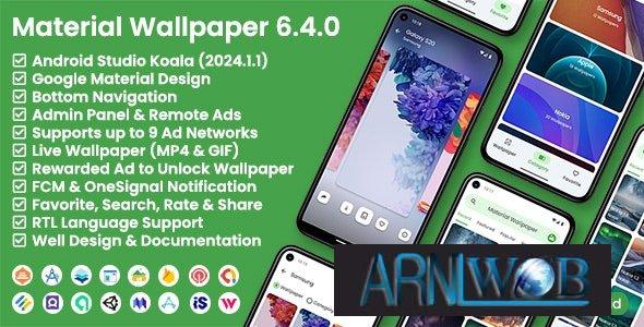 Latest Version of Material Wallpaper v640