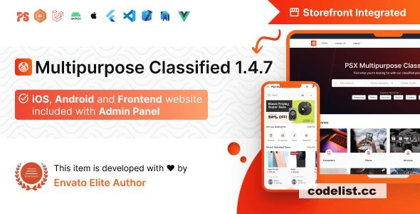 PSX Version 147 A Versatile Classified Flutter App with