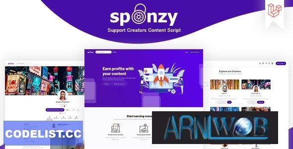 Sponzy Version 58 A Script to Help Support Content Creators