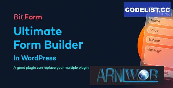 The Best Form Builder for WordPress Bit Form Pro