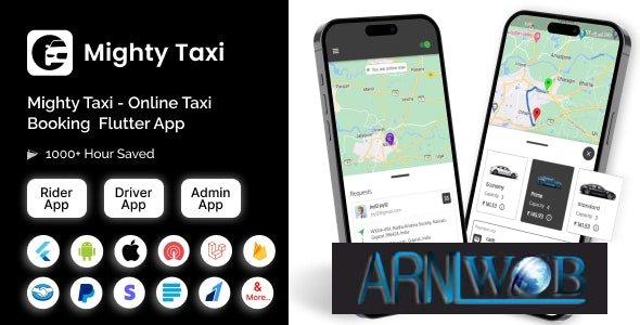 Ultimate Online Taxi Booking Solution with Flutter MightyTaxi Version