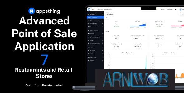 Appsthing POS v70 All in One Point of Sale System for