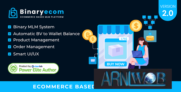 BinaryEcom v20 Ecommerce Multi Level Marketing Platform with nulled version