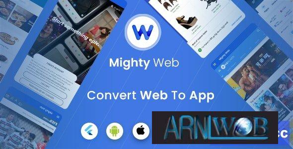 Convert your website into a mobile app with MightyWeb Webview