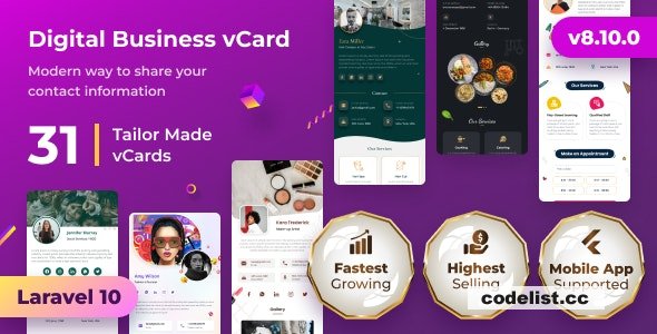 Create Professional Business Cards with the Latest vCard SaaS Version