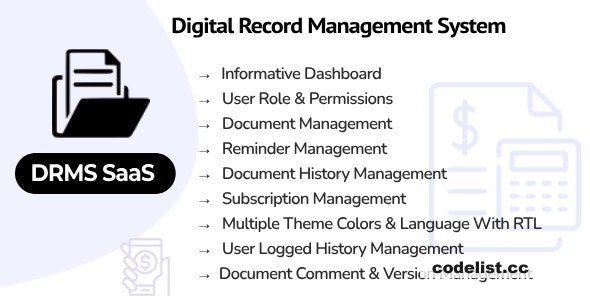 Digital Record Management System DRMS Version 17 Software