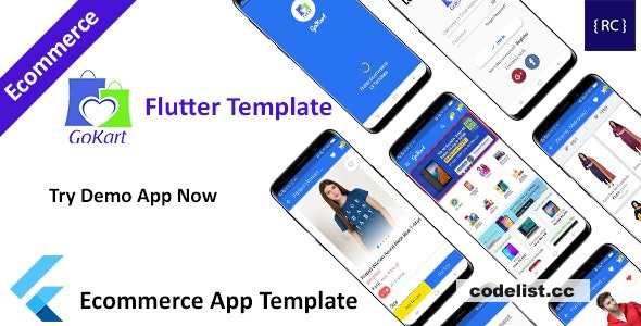 GoKart Version 31 E commerce App Template for Flutter Create