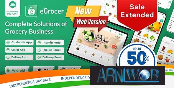 Online Multi Vendor Grocery Store App with Admin Panel