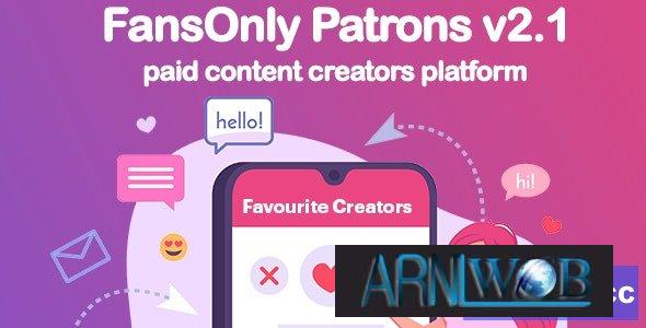 PHP FansOnly Patrons Version 25 A Platform for Paid Content