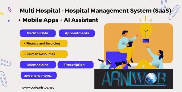 Top Hospital Management System with Mobile Apps Multi Hospital