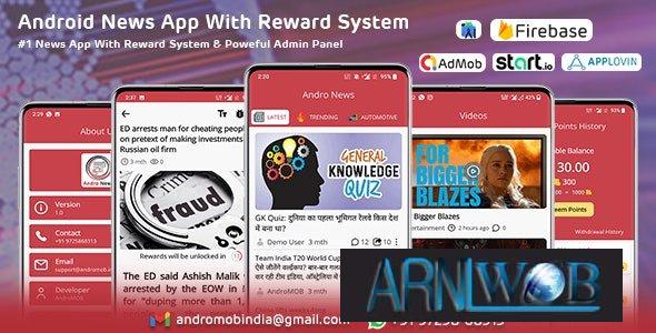 Latest Android News App Andro News Introduces Reward System